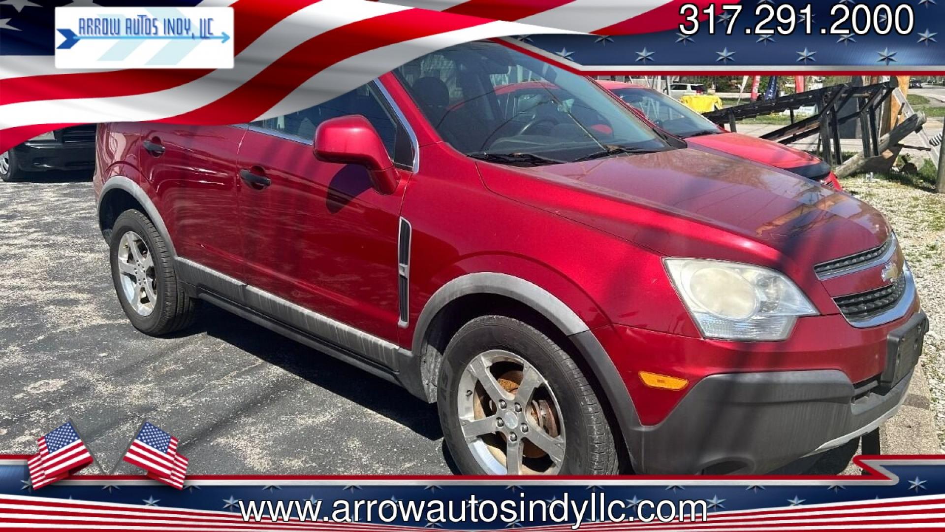 2012 MAROON Chevrolet Captiva Sport (3GNAL2EK5CS) , located at 2710A Westlane Rd., Indianapolis, IN, 46268, (317) 291-2000, 39.885670, -86.208160 - Photo#0